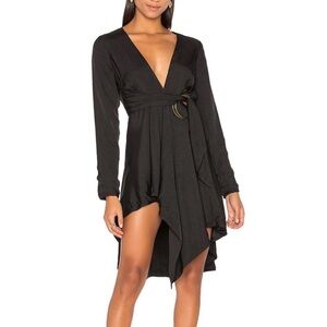 Stylestalker S Black Noir Maia Long Sleeve Cut Out Dress